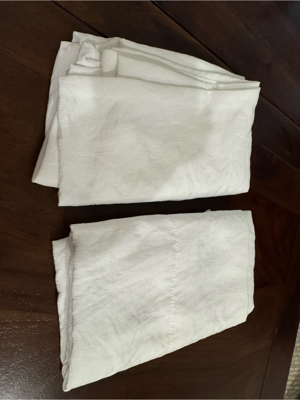 Standard White Pillowcases - Set of 2